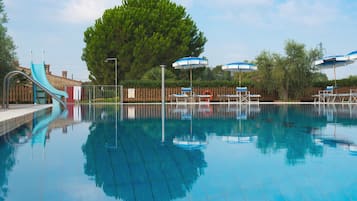 Sæsonbestemt udendørs pool