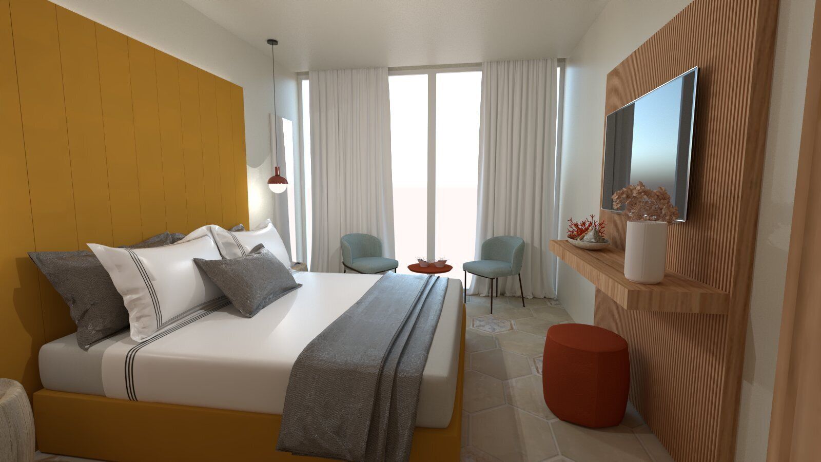 Caja de seguridad en la habitación, escritorio y wifi gratis 