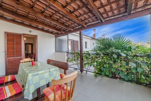 Apartment, 2 Doppelbetten | Balkon