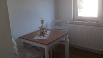 Classic Double Room, Kitchen | In-room dining