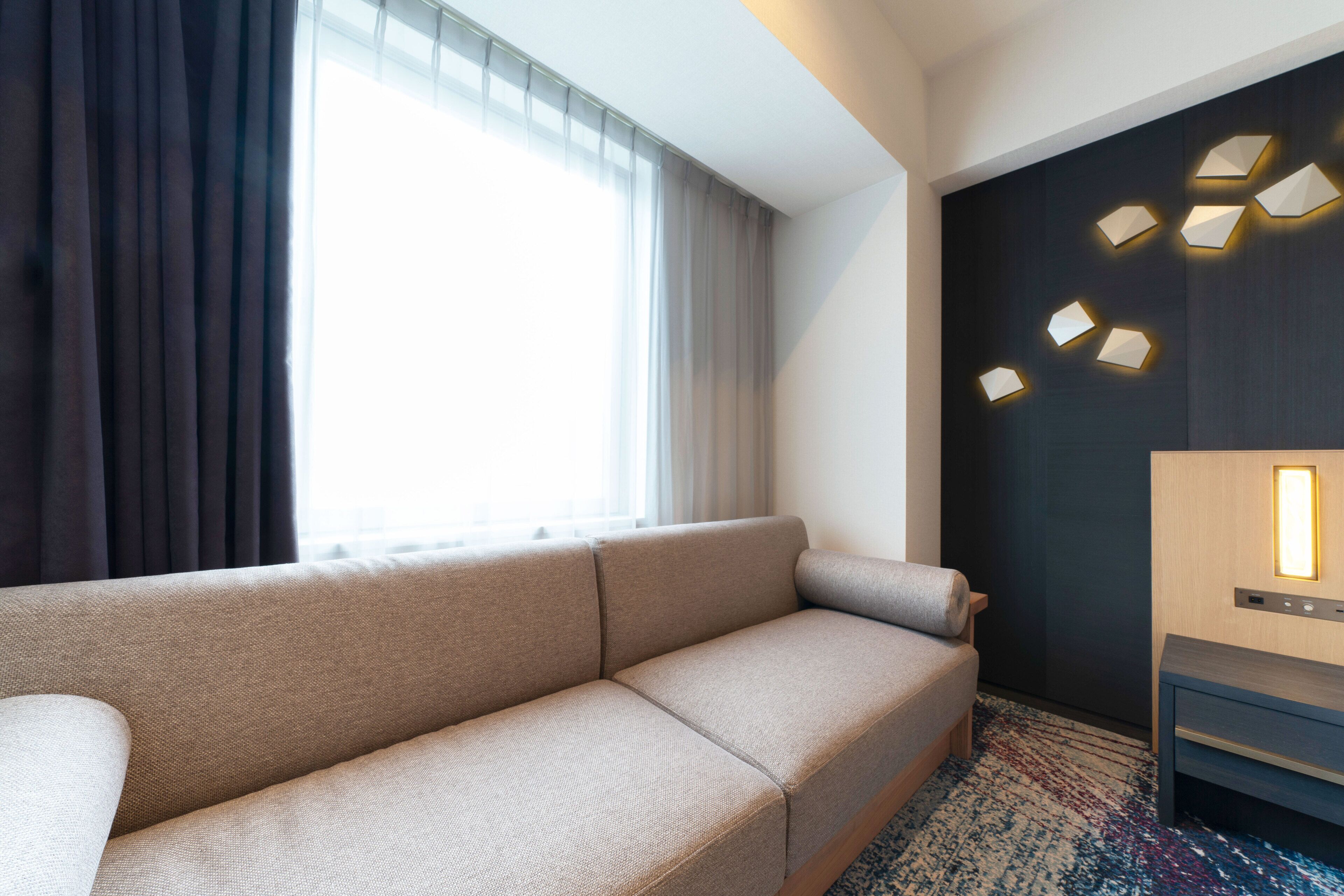 superior twin room, non smoking (2 semi-double beds) | in-room safe, desk, blackout curtains, iron/ironing board