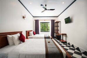 Insonorización, wifi gratis y ropa de cama 