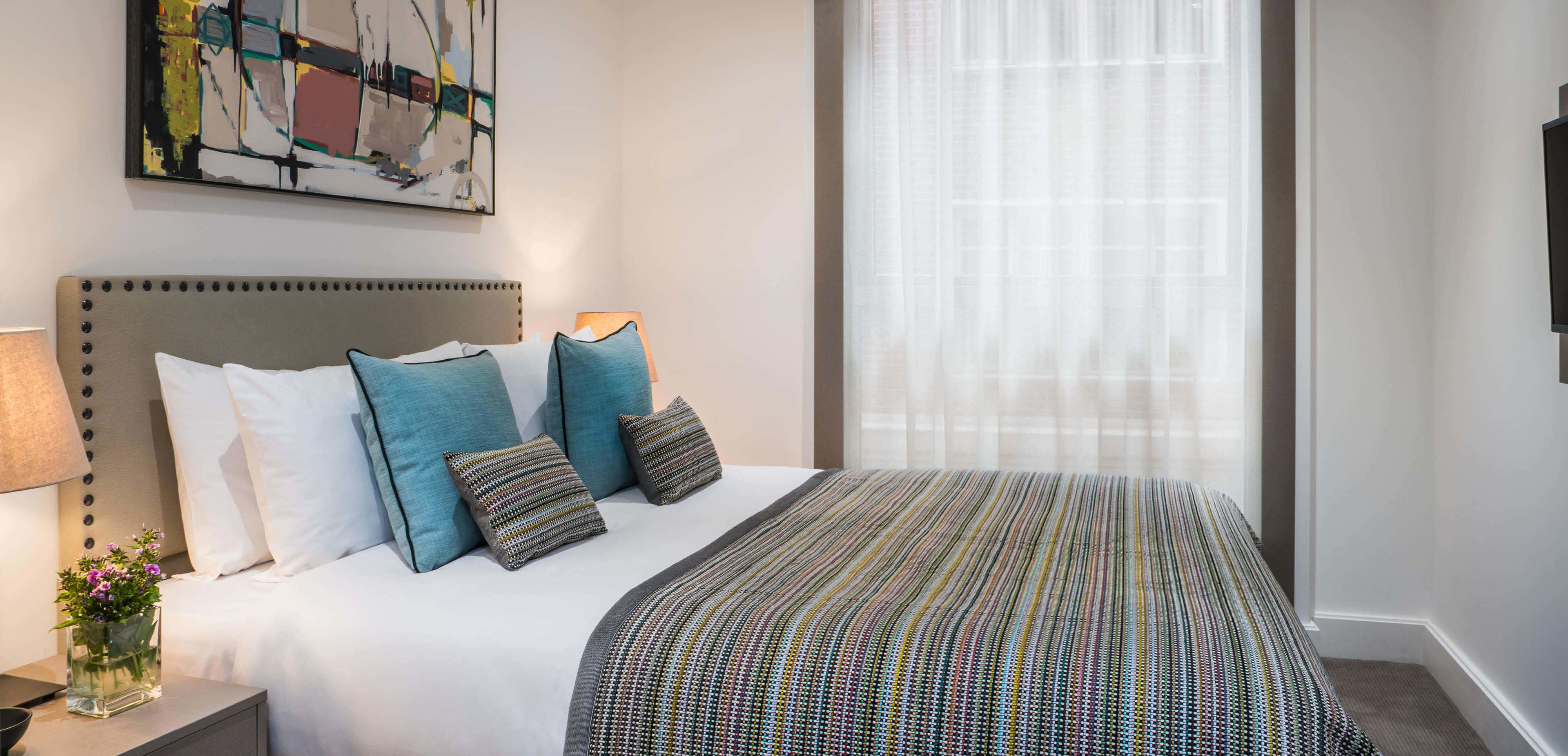 Suite, 2 slaapkamers | Luxe beddengoed, een kluis op de kamer, individueel gedecoreerd