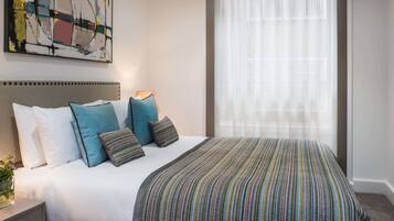 1 habitación y ropa de cama de alta calidad
