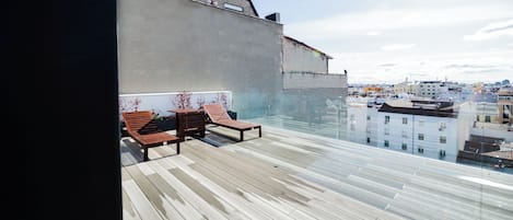 Eenvoudige penthouse | Terras