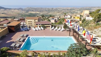 Vue depuis lâhĂ©bergement