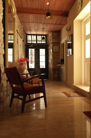 Sitteområde i lobbyen