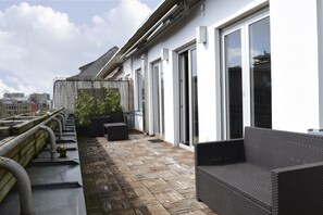 Deluxe-huoneisto (Kaiserstraße 136) | Terassi/patio