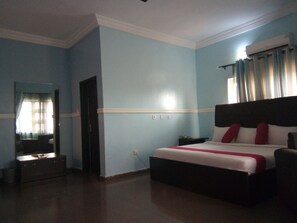 Standard Room | Premium bedding, desk, soundproofing, free WiFi - RegView Restland (Kaduna)