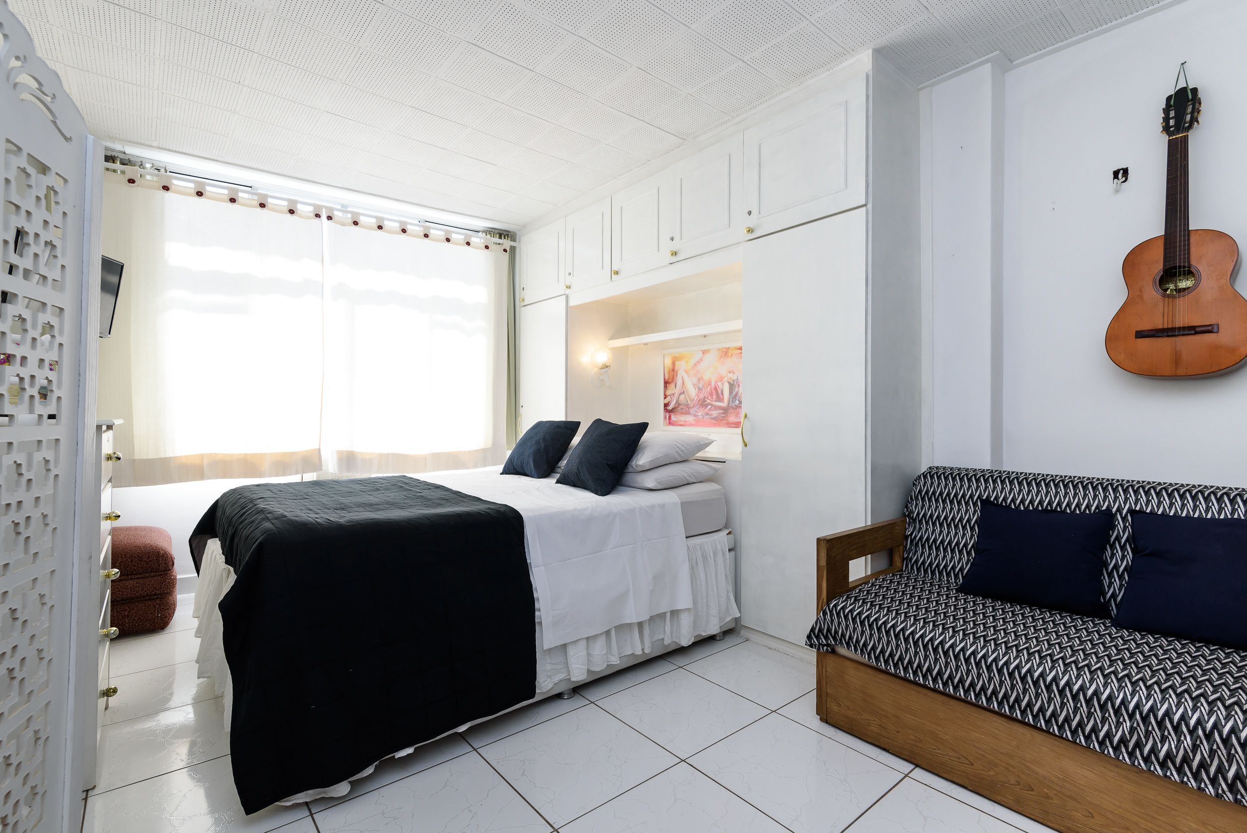 Departamento, 1 cama matrimonial, para no fumadores | Tabla de planchar con plancha, wifi gratis y ropa de cama 