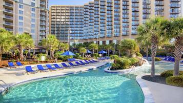Indoor pool, outdoor pool