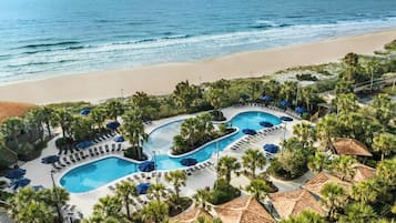 Piscine couverte, piscine extérieure