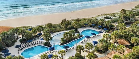 Indoor pool, outdoor pool