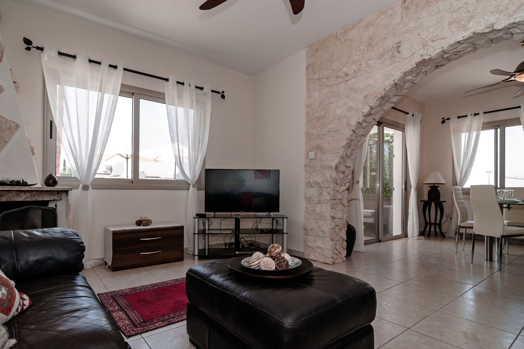 Family Villa | Living area | Flat-screen TV