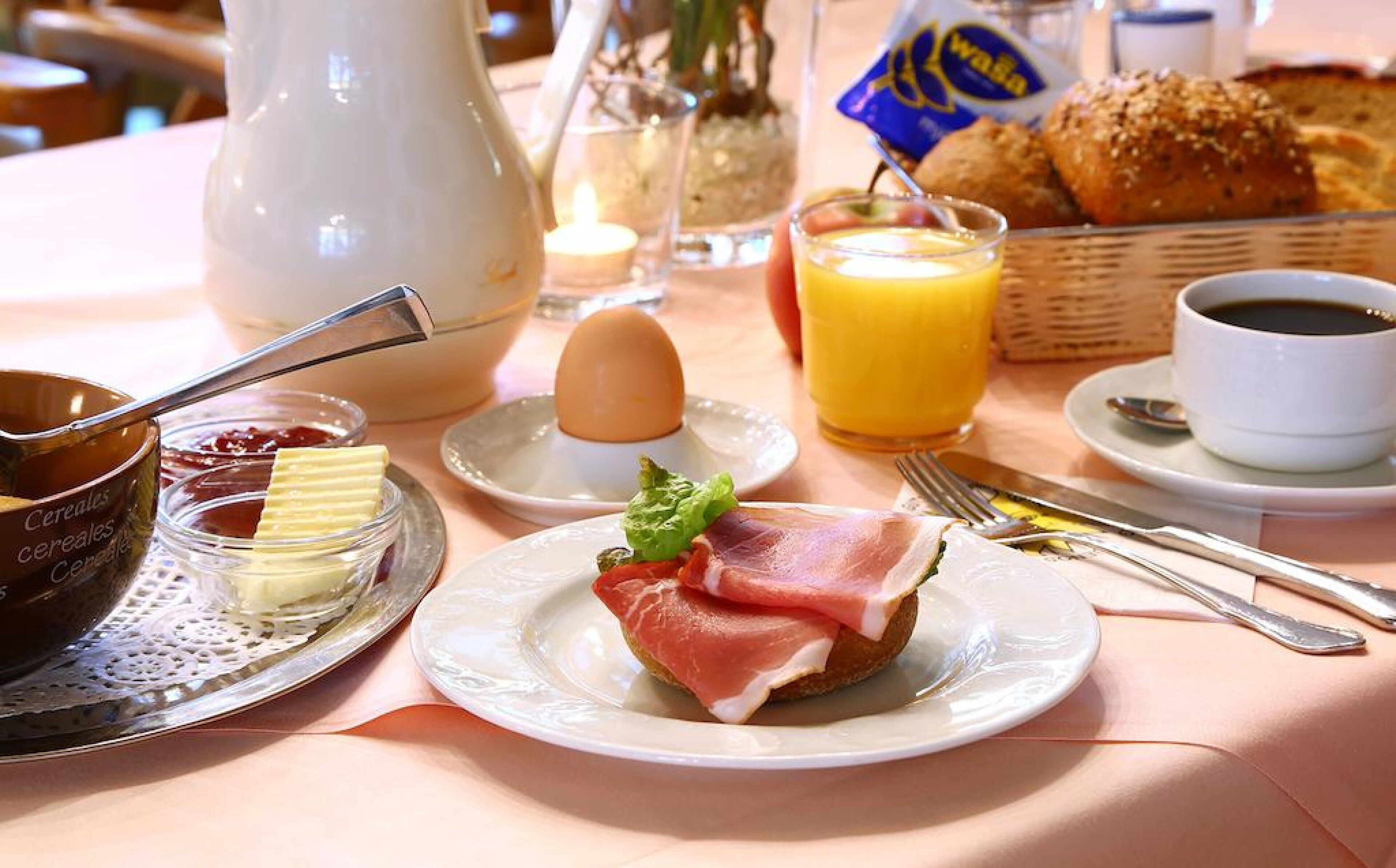 daily buffet breakfast (eur 8.5 per person)