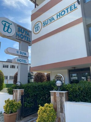 Overnatningsstedets facade