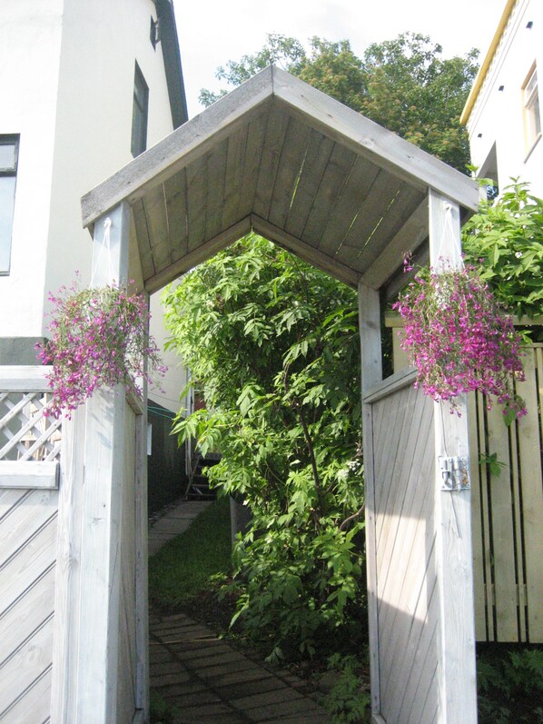 Inngangur gististaðar