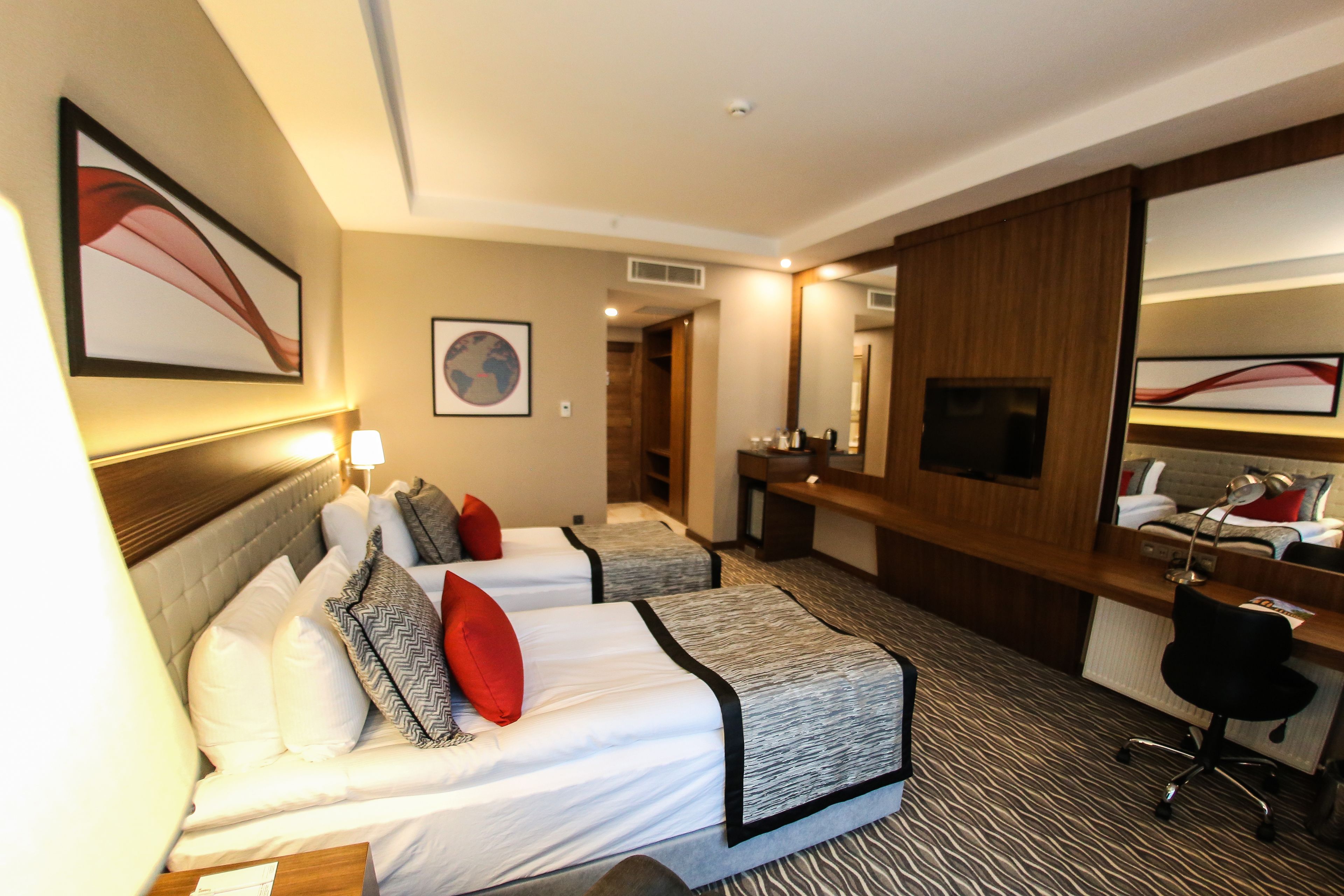 egyptian cotton sheets, premium bedding, minibar, in-room safe