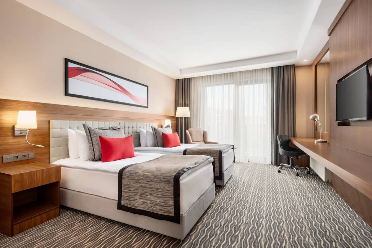 Cadar kapas Mesir, peralatan tempat tidur premium, bar mini