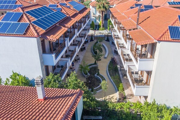 Aerial view - Apanemia Apartments by Flegra Collection (Kassandra)