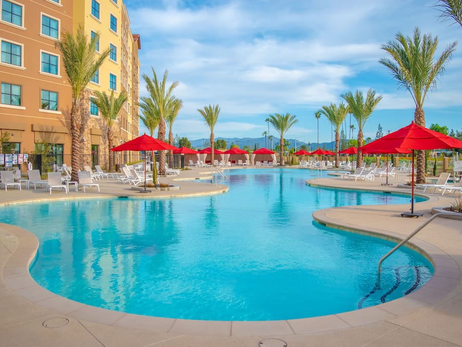 Outdoor pool, open 8:00 AM to 8:00 PM, cabanas (surcharge)