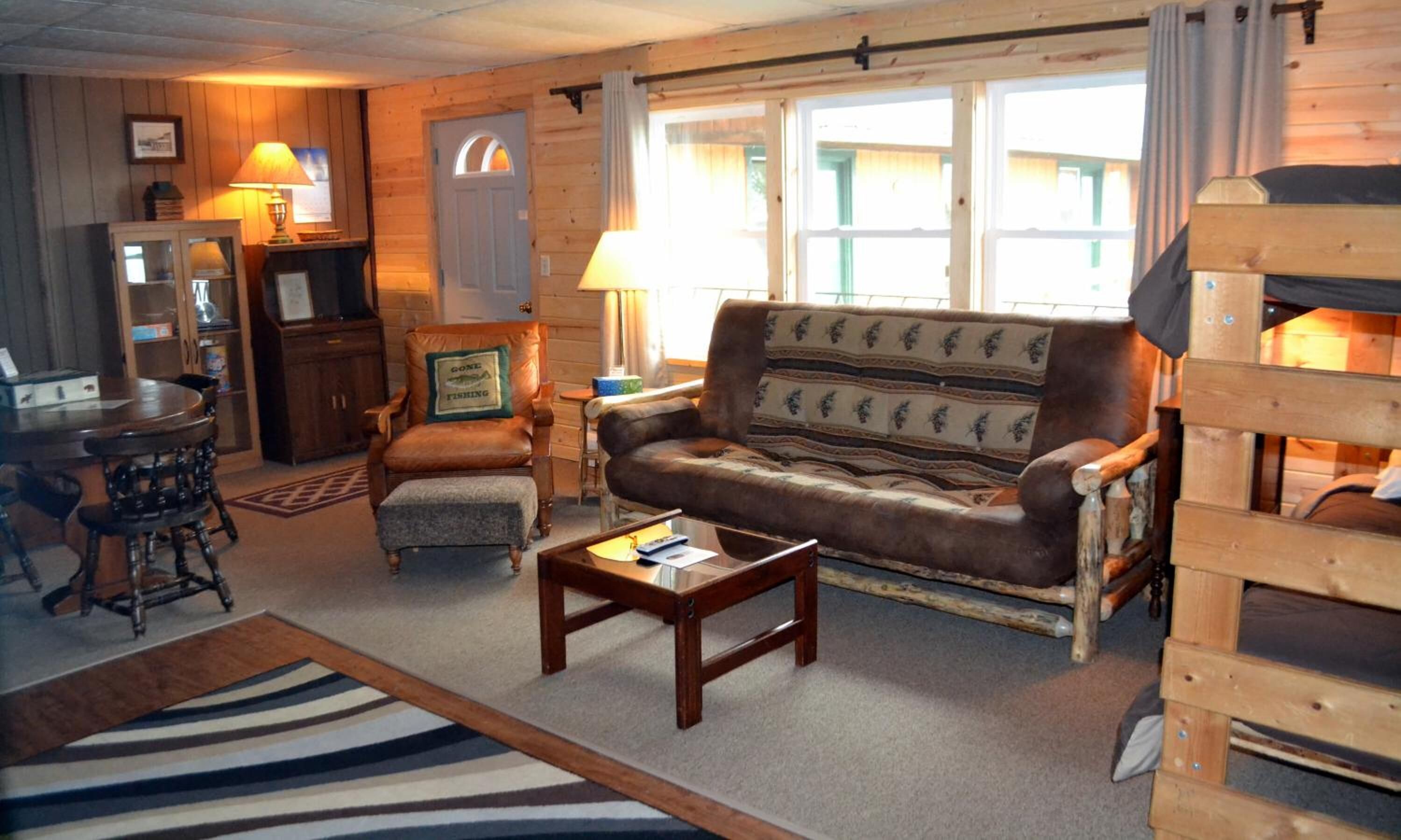 36-inch flat-screen TV with digital channels, TV