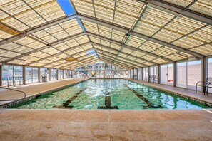 Piscine couverte, piscine chauffée