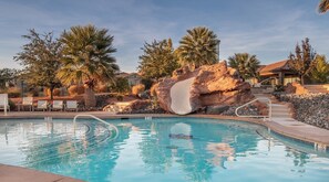 A heated pool - Paradise Village 97, Private Hot Tub, Games, Ping Pong Table, Arcade Basketball, and More (Santa Clara)