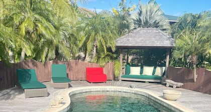 1 bedroom cottage located a step away from Saline Beach in St-Barth.