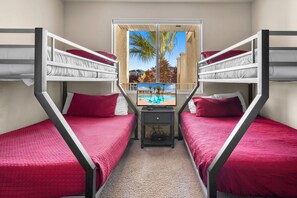 4 bedrooms, iron/ironing board, free WiFi, bed sheets