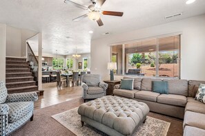 Smart TV, table football, ping pong, books