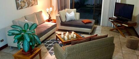 Coin salon dans le hall