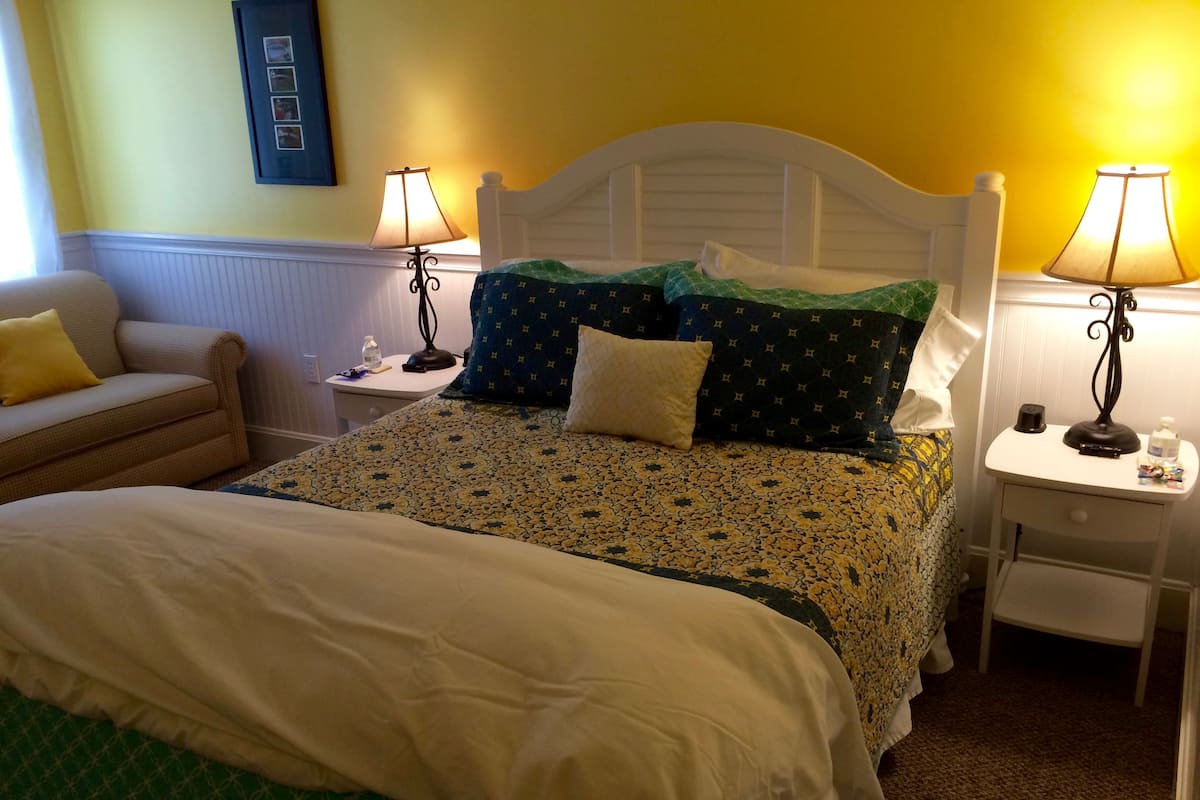 Room, 1 King Bed, Non Smoking | Pillowtop beds, blackout drapes, iron/ironing board (on request)