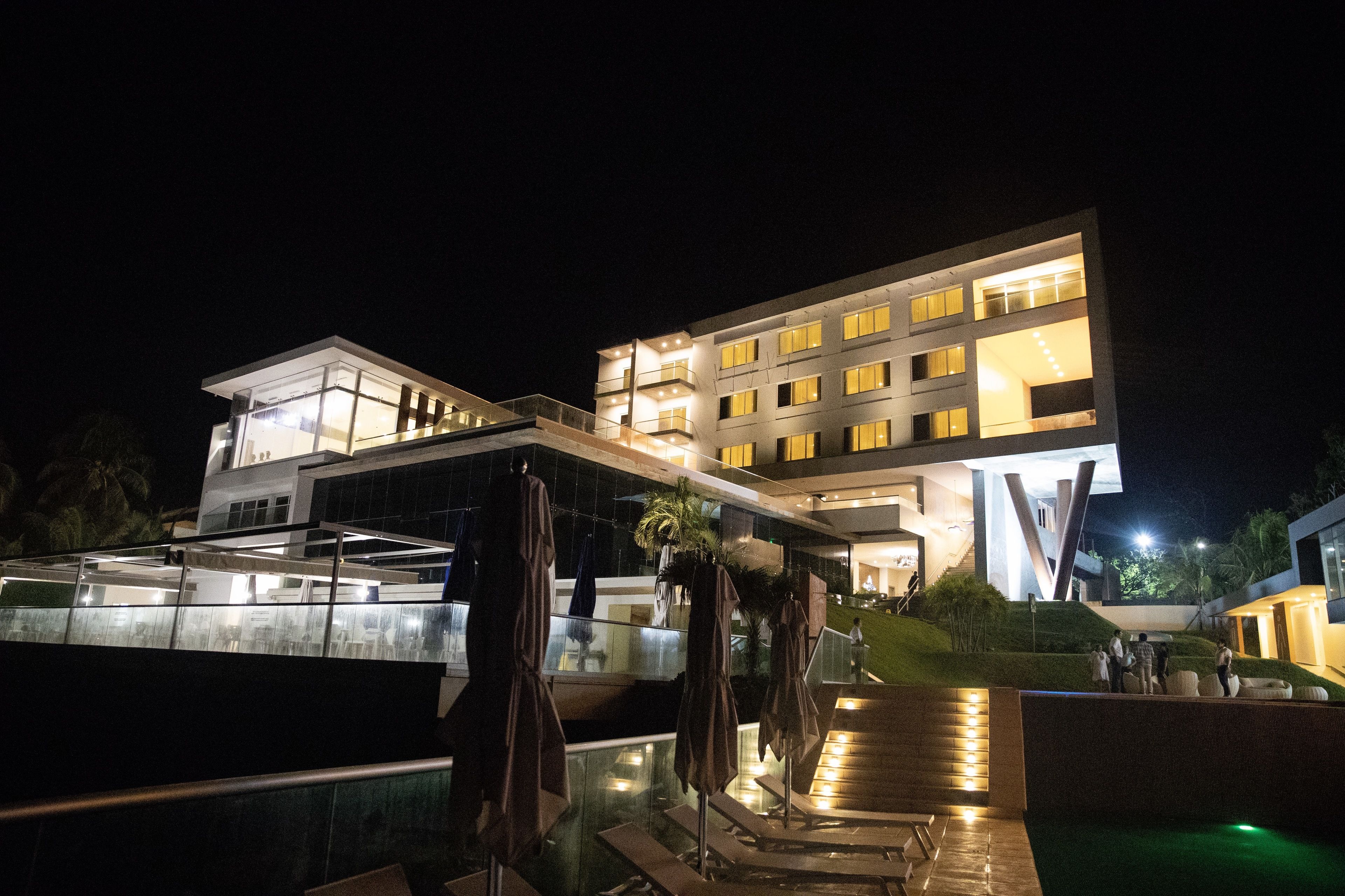 front of property – evening/night