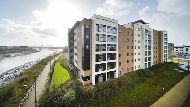 Unclassified image, 1 of 12, button - University of South Wales, Newport Student Village (Newport)