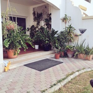 Fassade der Unterkunft