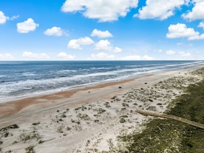 On the beach