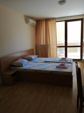 Individually decorated, individually furnished, iron/ironing board