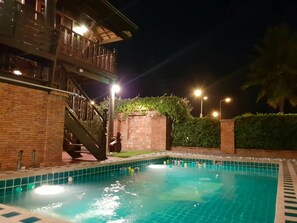 3-Bedroom Deluxe House with Private Pool | Terrace/patio