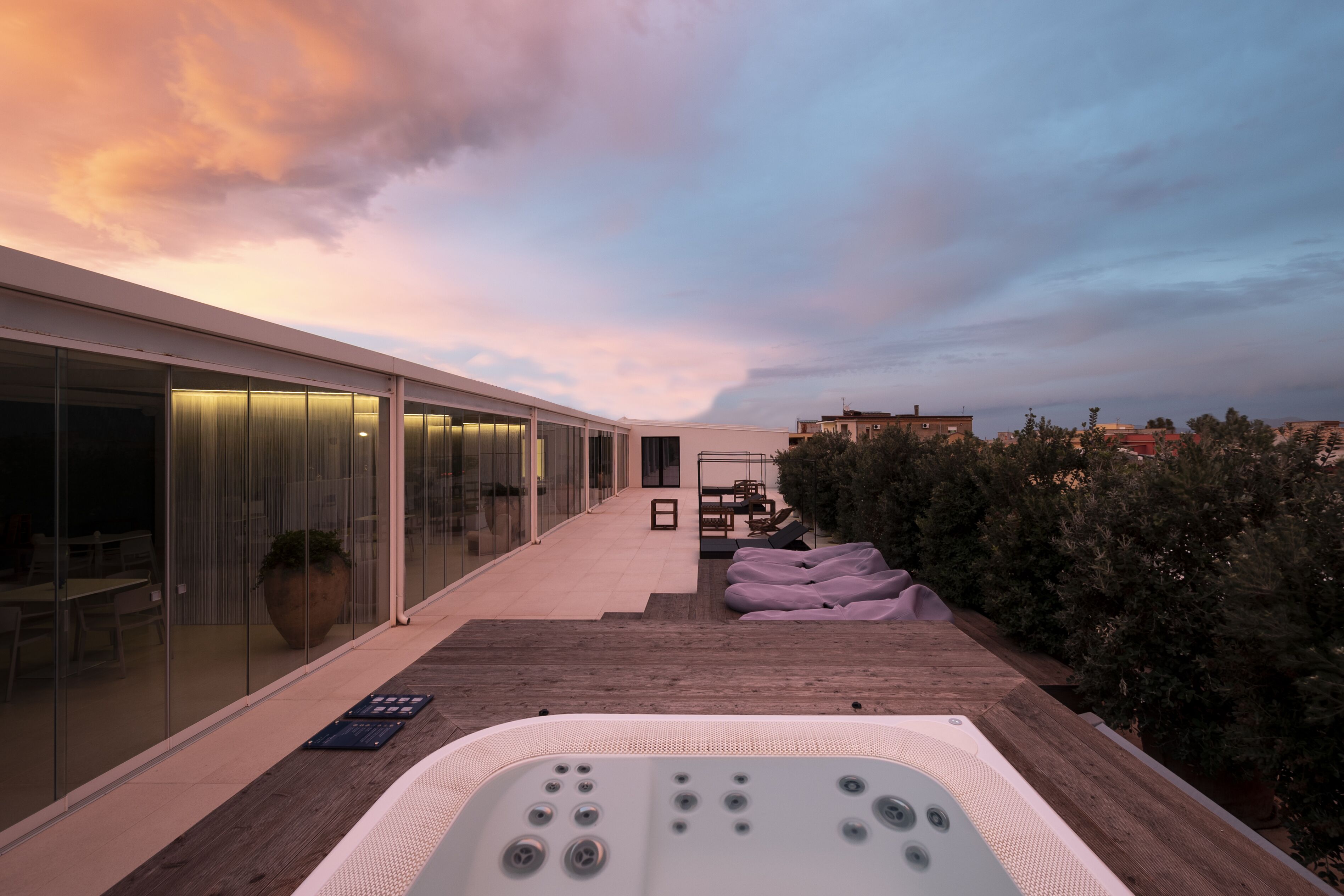 Bain à remous extérieur