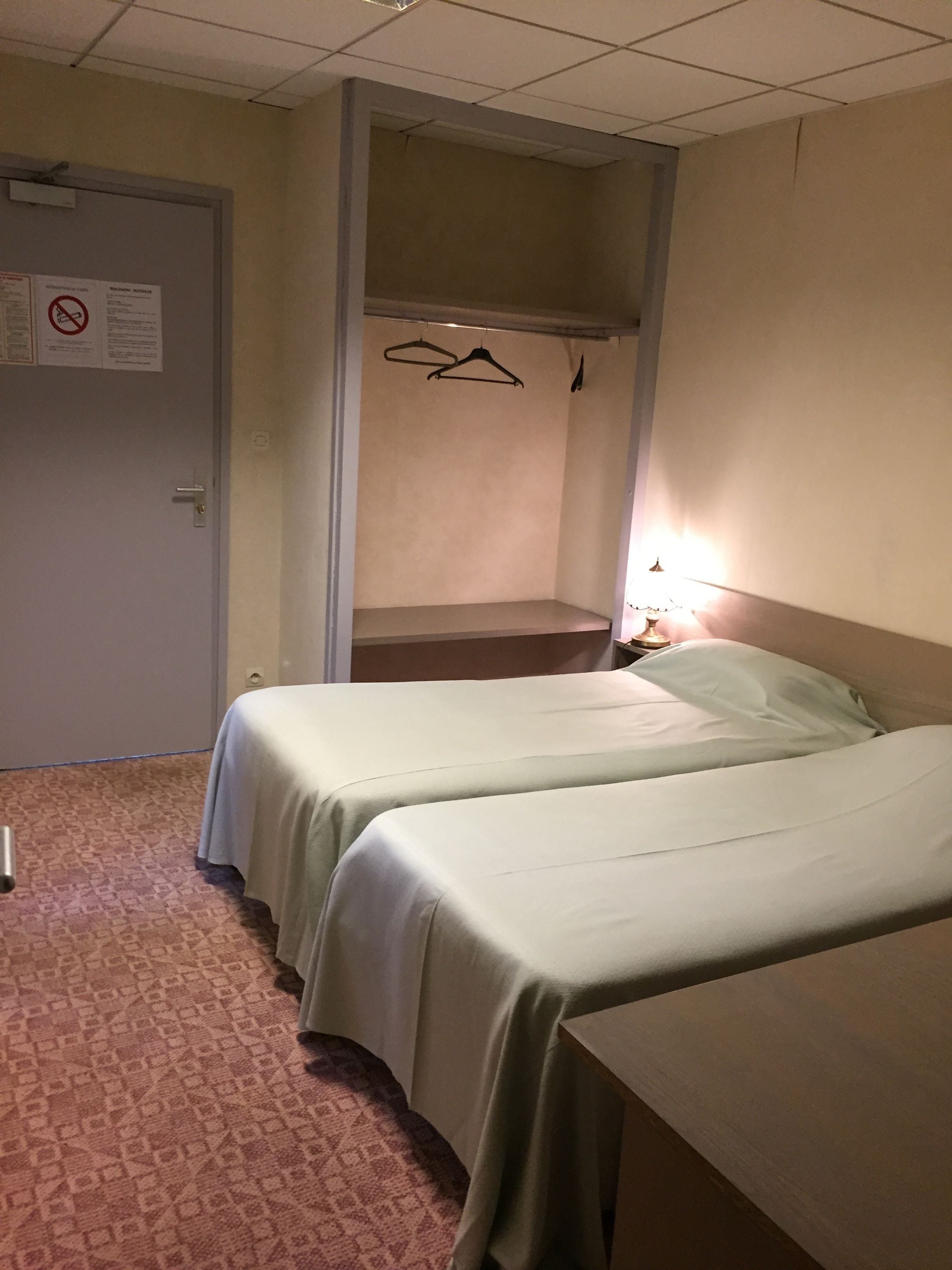 classic twin room | individually furnished, desk, laptop workspace, blackout curtains