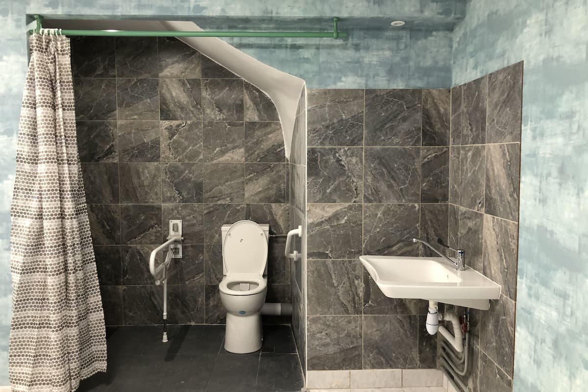 classic double room, private bathroom | bathroom | free toiletries, towels