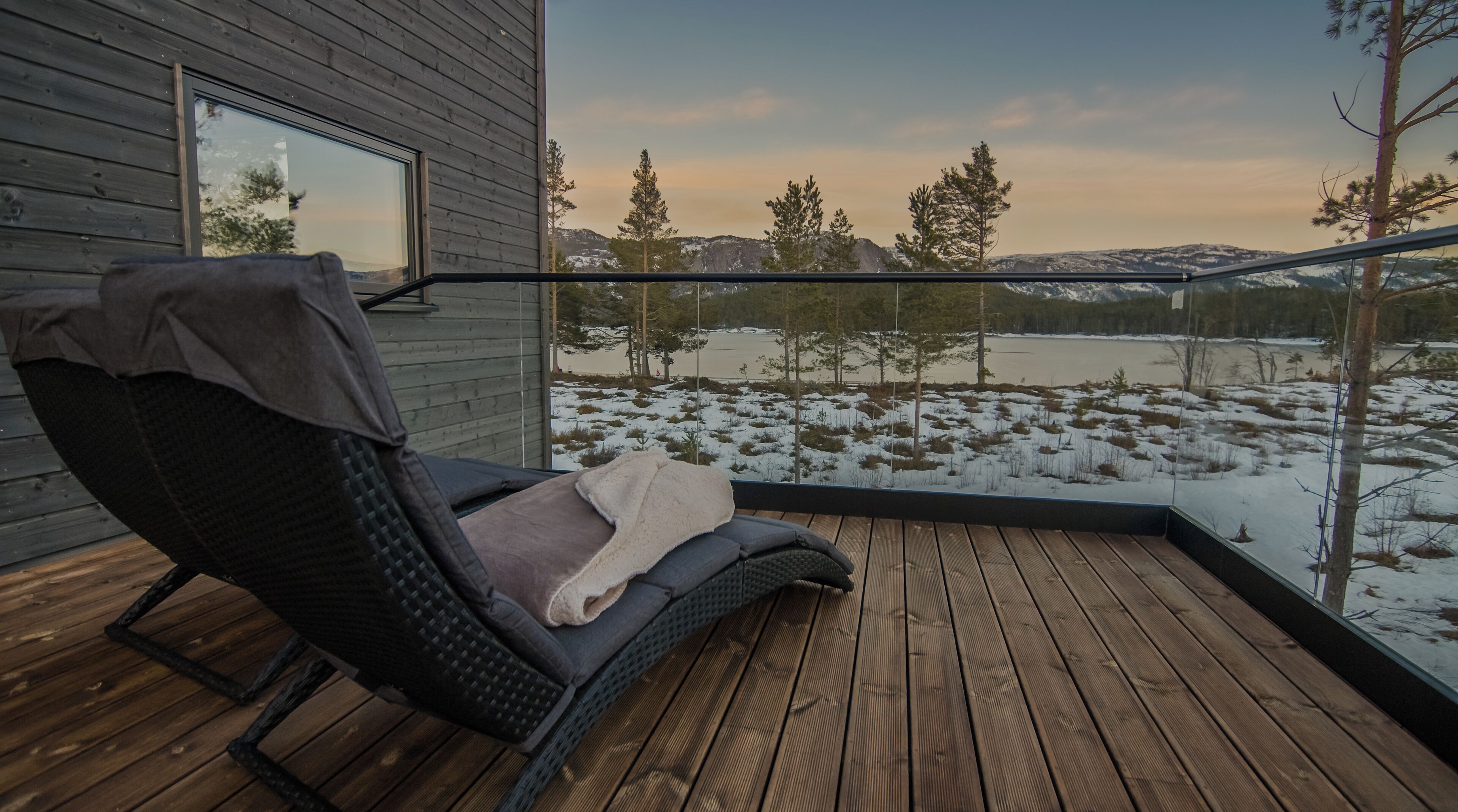 Exclusive-Ferienhütte | Terrasse/Patio