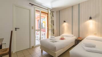 2 habitaciones, escritorio, wifi gratis y ropa de cama