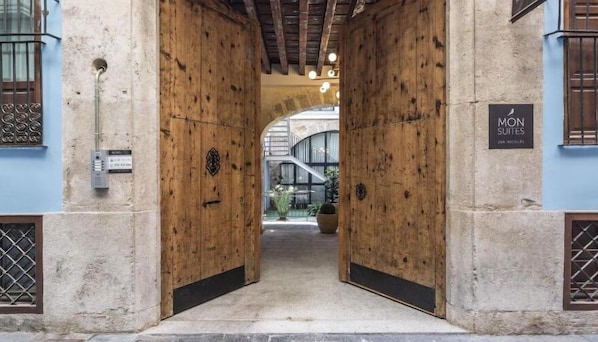 Voorkant van accommodatie