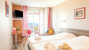 2 chambres, fer et planche Ă repasser, Wi-Fi gratuit, draps fournis