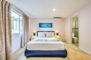 3 chambres, literie de qualité supérieure, matelas Select Comfort