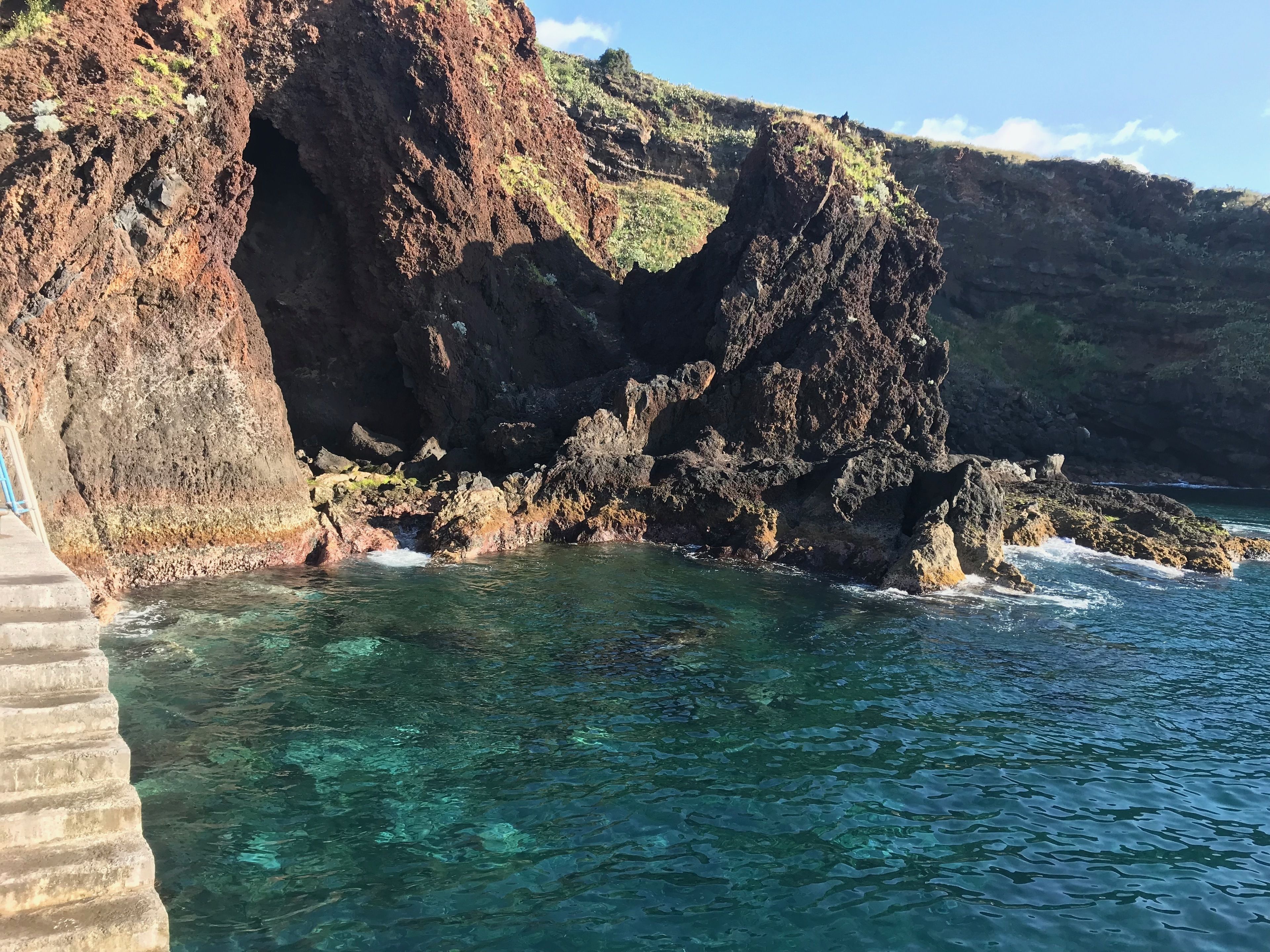 beach nearby, black sand