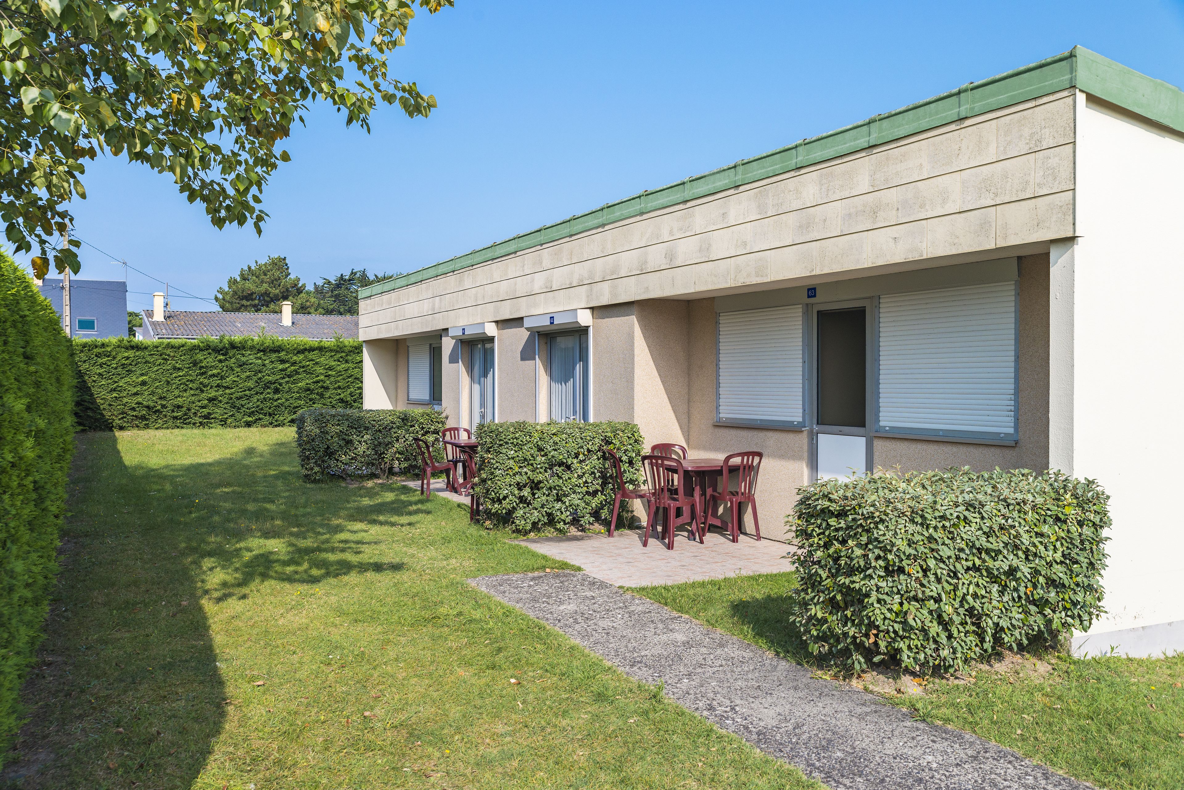 Façade de l’hébergement