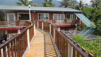 Façade de l’hébergement